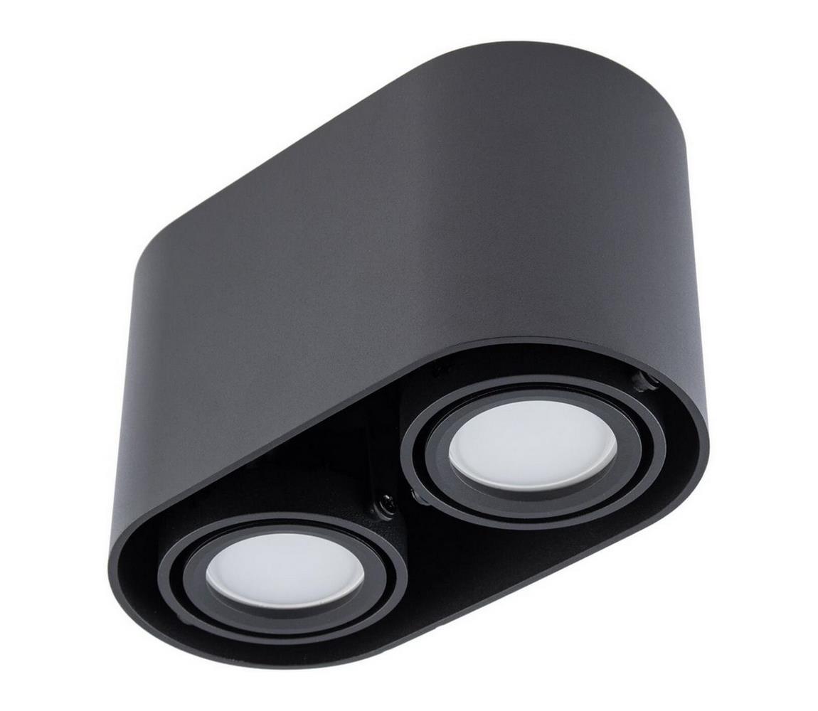 Donoci Bodové svietidlo SIROK 2xGU10/30W/230V čierna