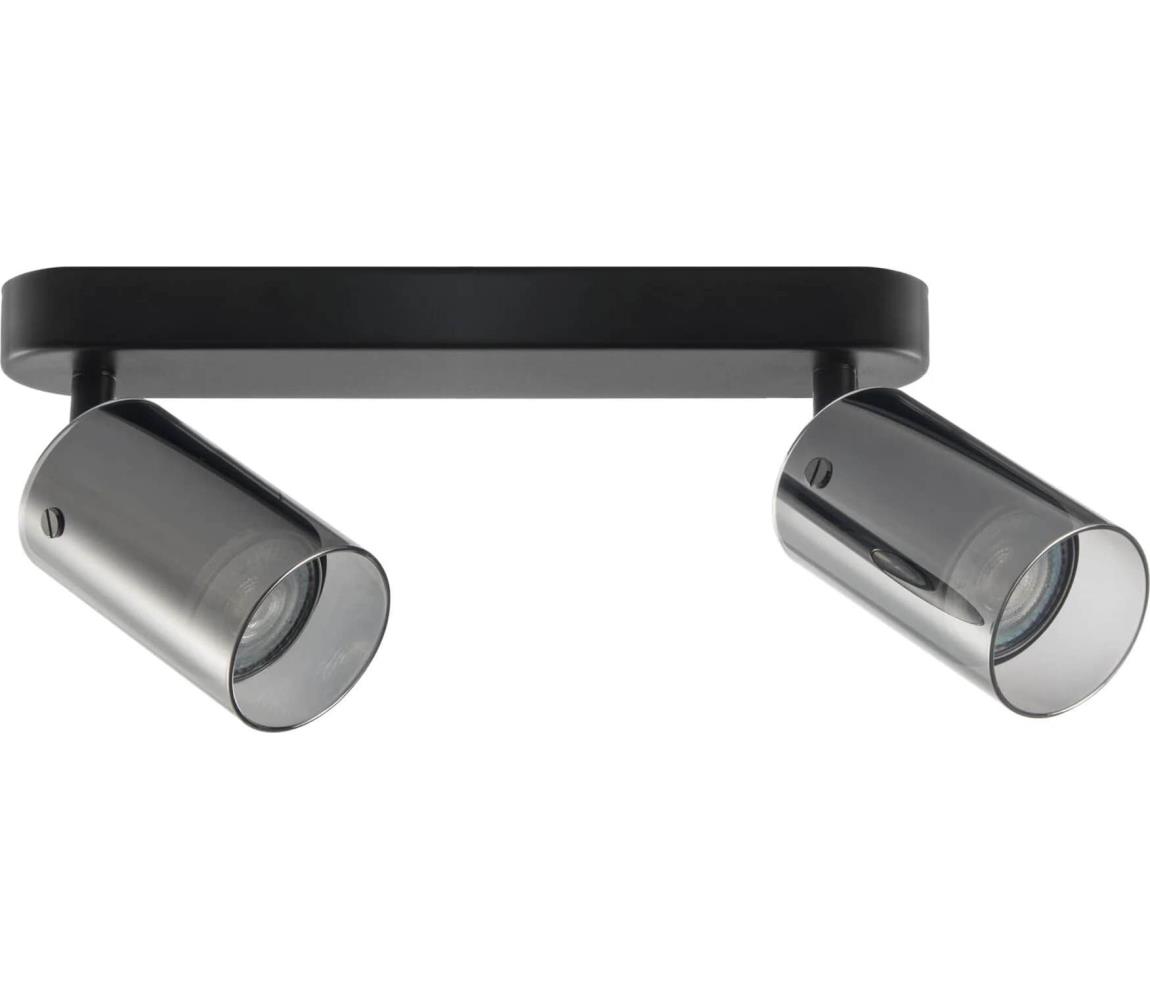 Donoci Bodové svietidlo SMOKY 2xGU10/10W/230V čierna