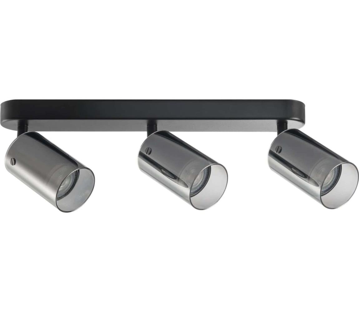 Donoci Bodové svietidlo SMOKY 3xGU10/10W/230V čierna