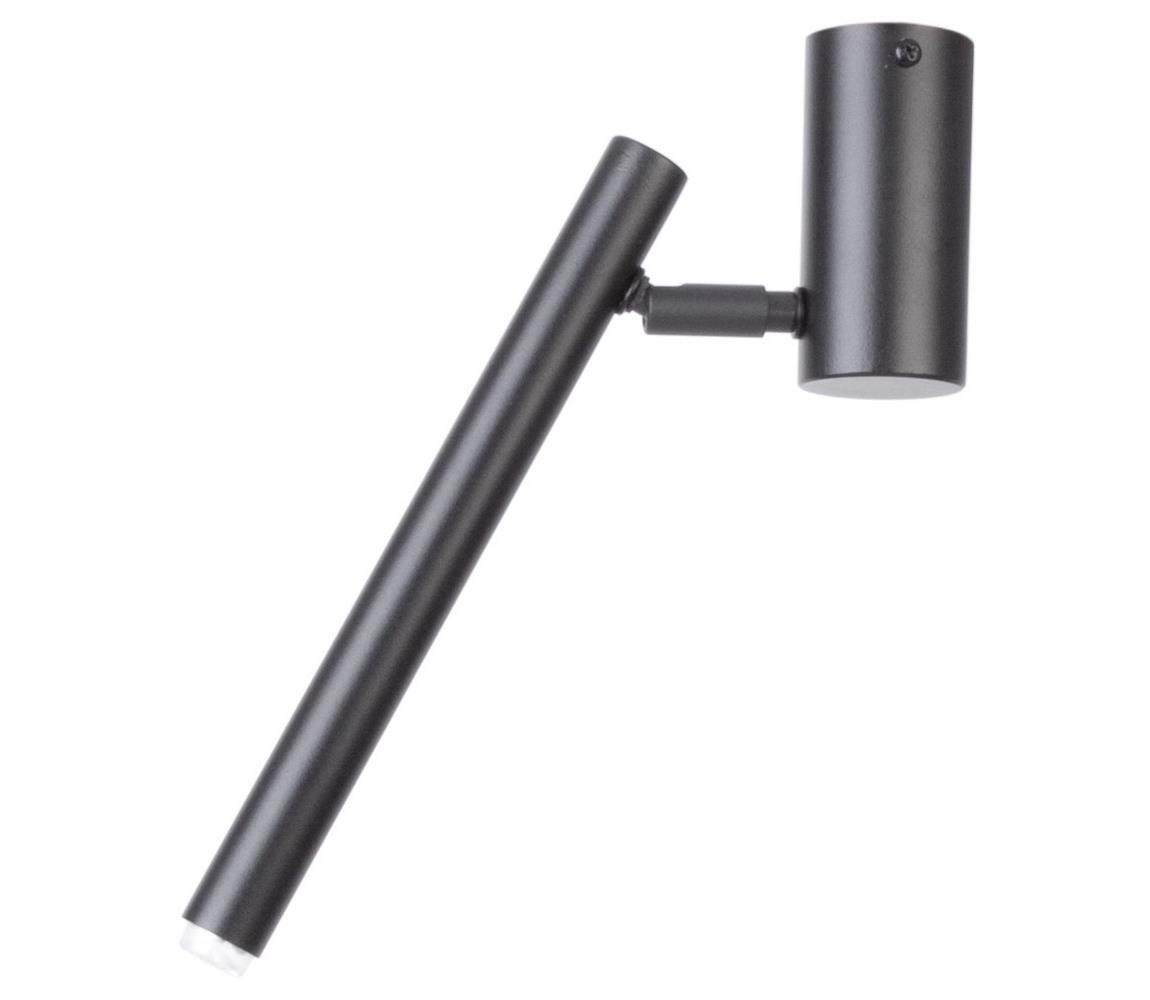 Donoci Bodové svietidlo STALACTITE 1xG9/3W/230V 30 cm čierna