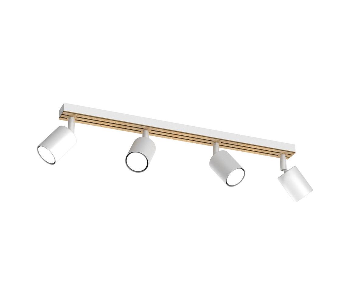 Donoci Bodové svietidlo TERRA 4xGU10/8W/230V biela/dub