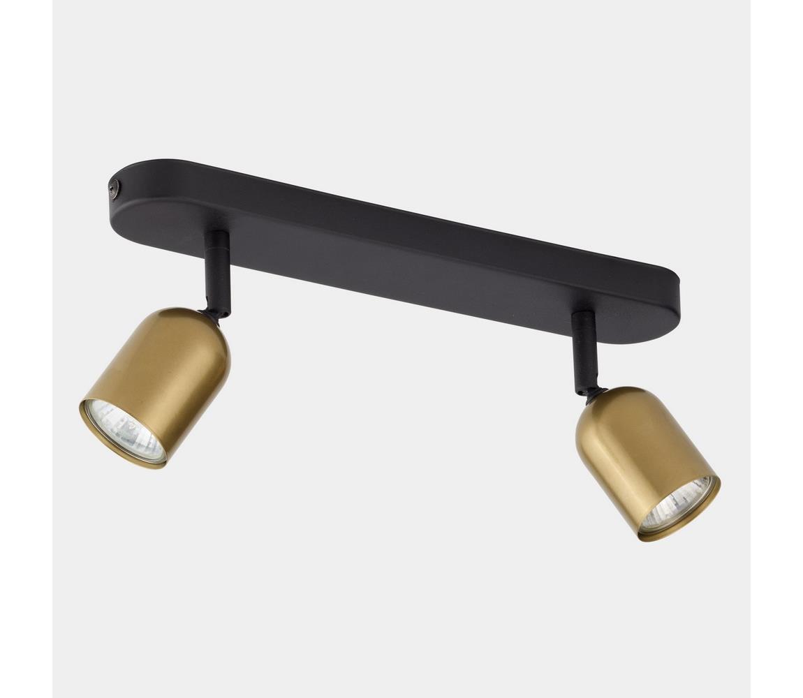 Donoci Bodové svietidlo TOP 2xGU10/10W/230V zlatá/čierna