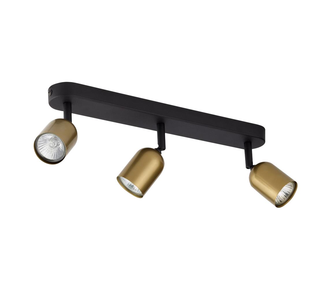 Donoci Bodové svietidlo TOP 3xGU10/10W/230V zlatá/čierna