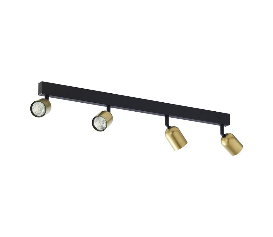 Donoci Bodové svietidlo TOP 4xGU10/10W/230V zlatá/čierna 1021