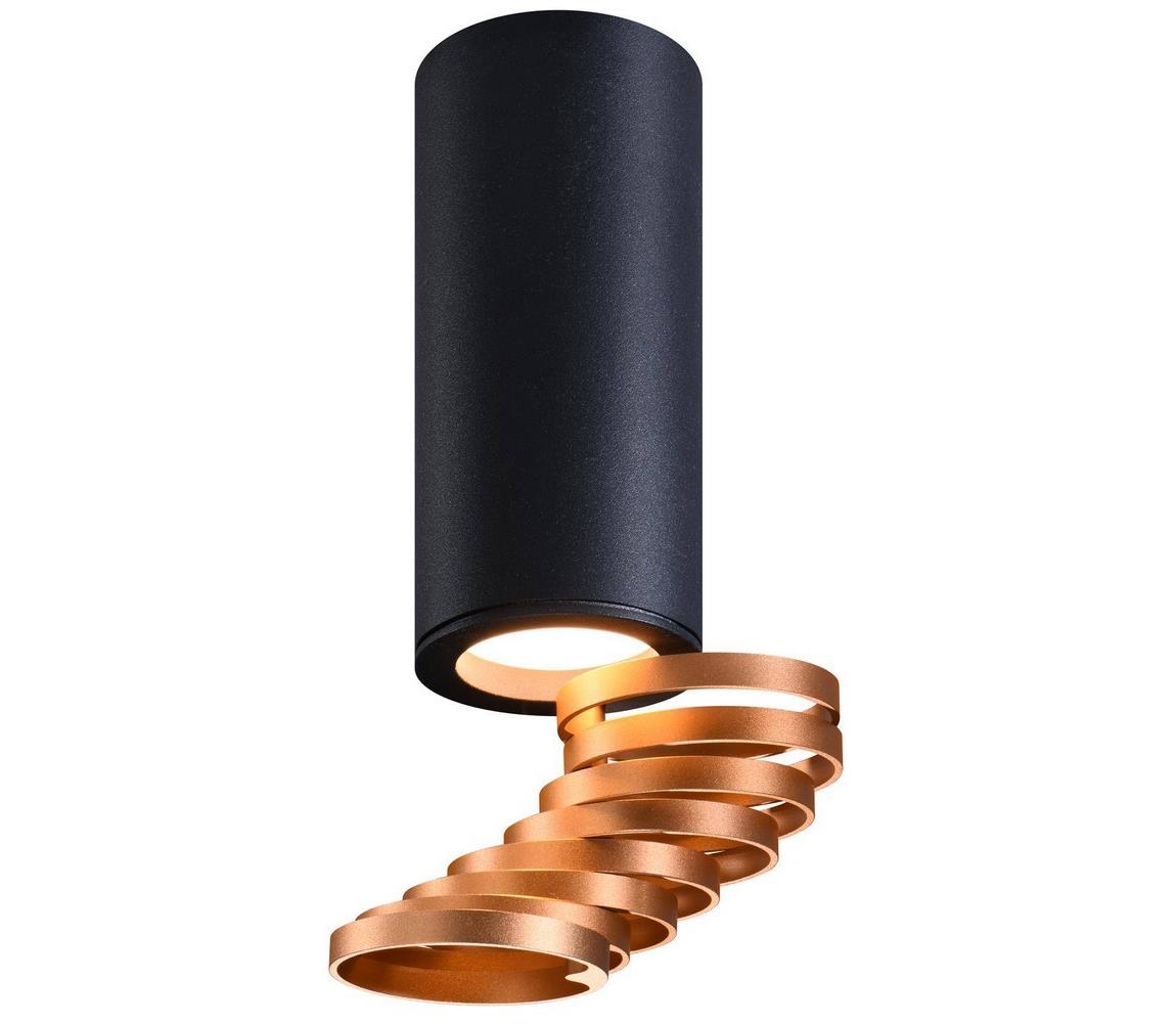 Donoci Bodové svietidlo TUBA 1xGU10/15W/230V čierna/meď