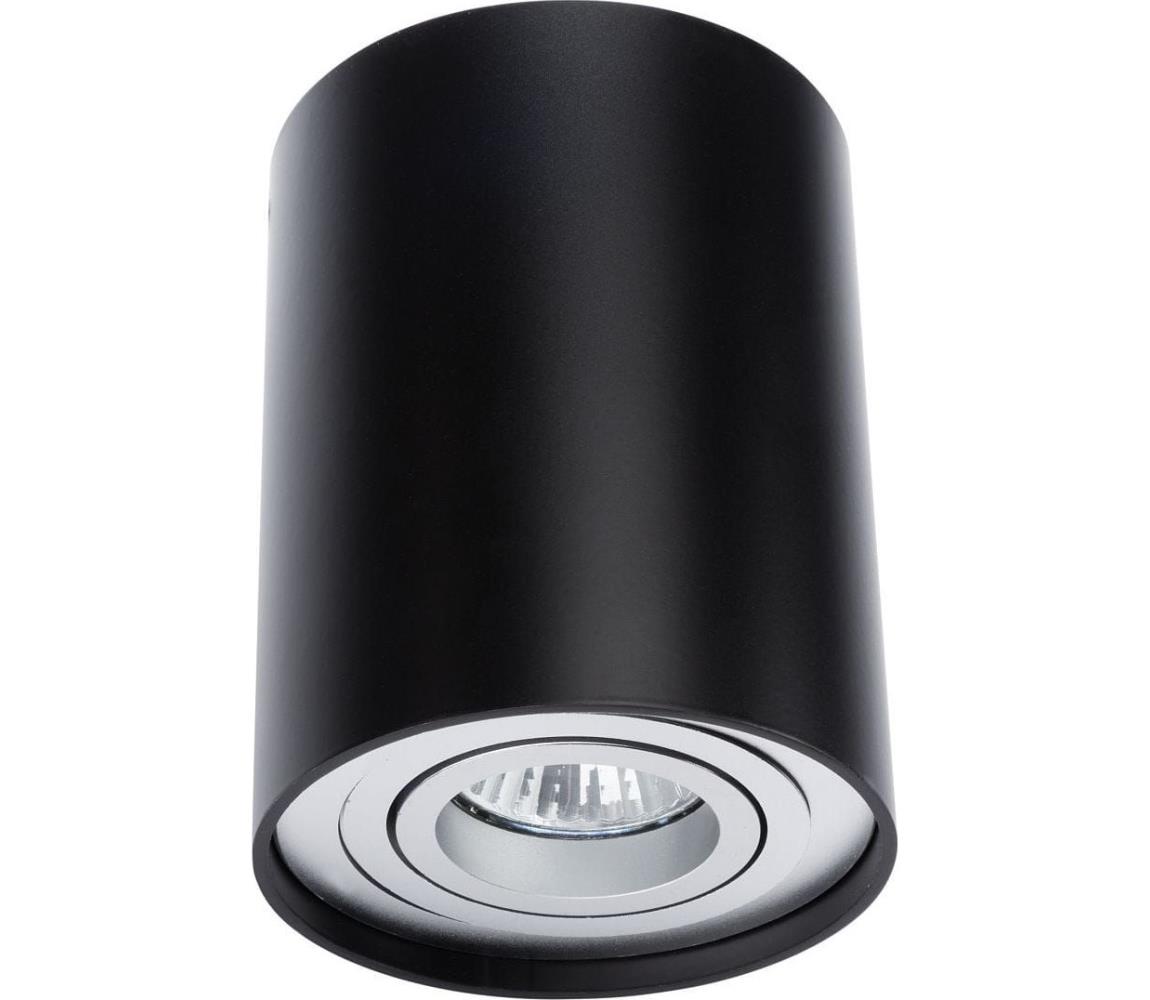 Donoci Bodové svietidlo TUBA 1xGU10/50W/230V čierna