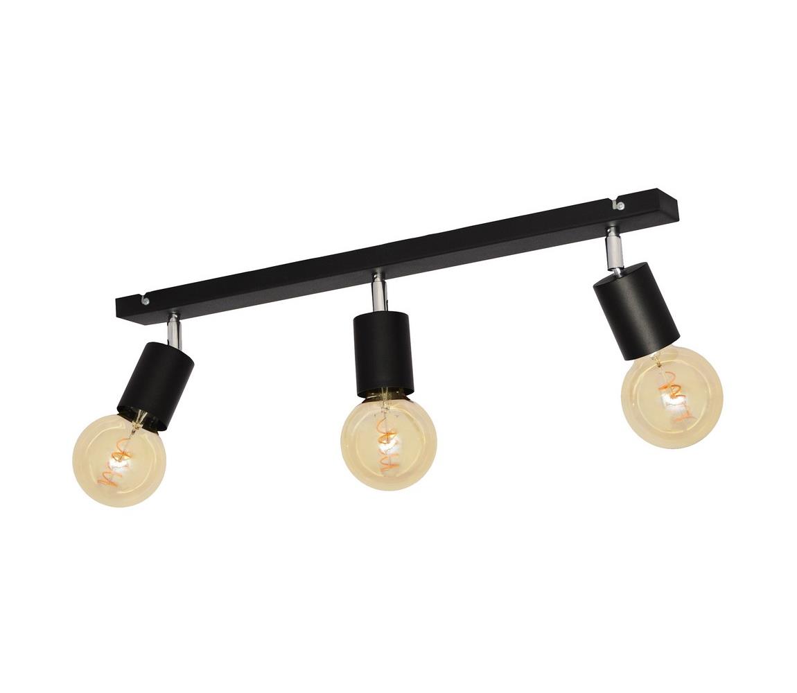 Donoci Bodové svietidlo TUNE 3xE27/20W/230V čierna