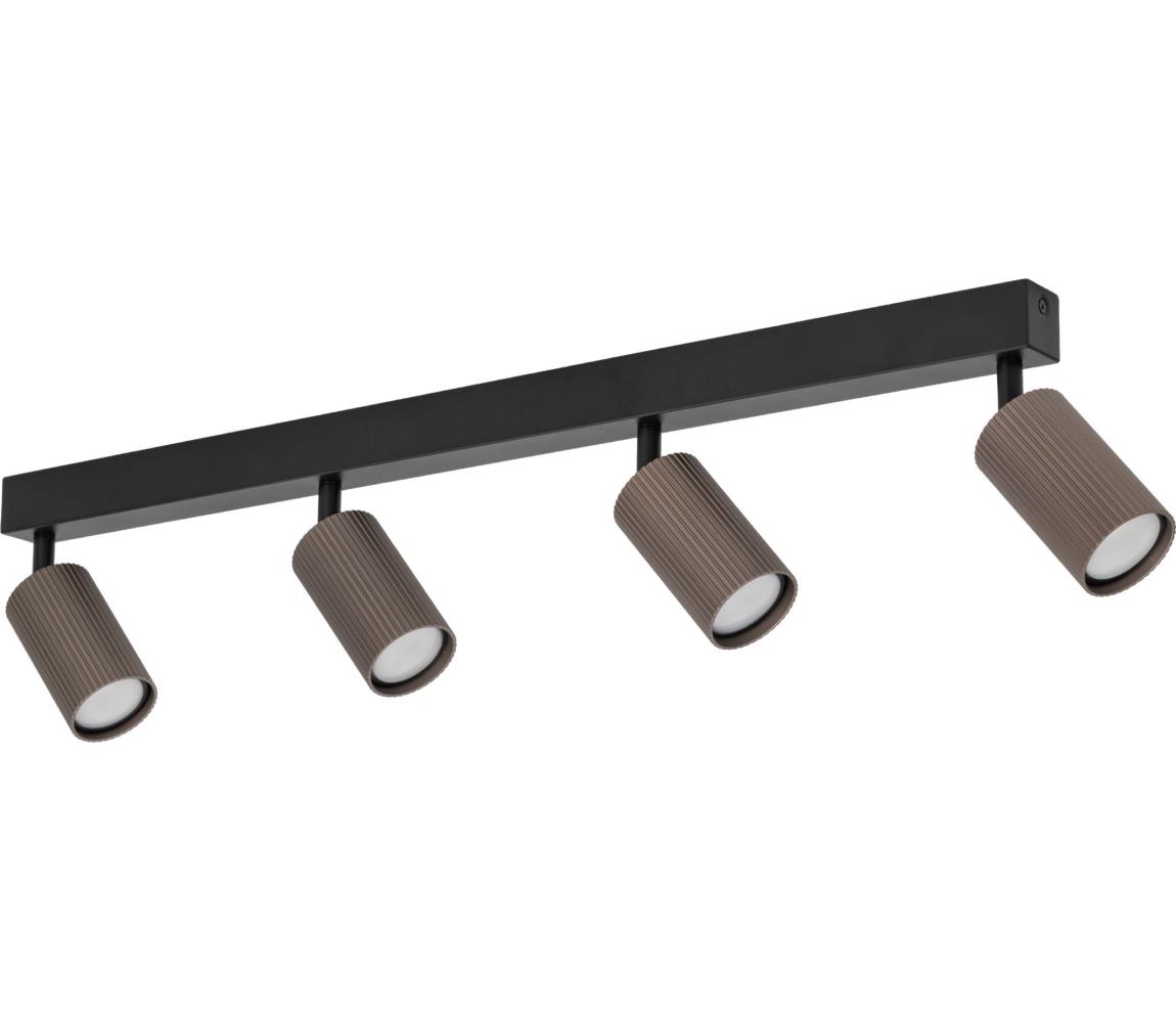 Donoci Bodové svietidlo TUNE 4xGU10/10W/230V čierna/hnedá