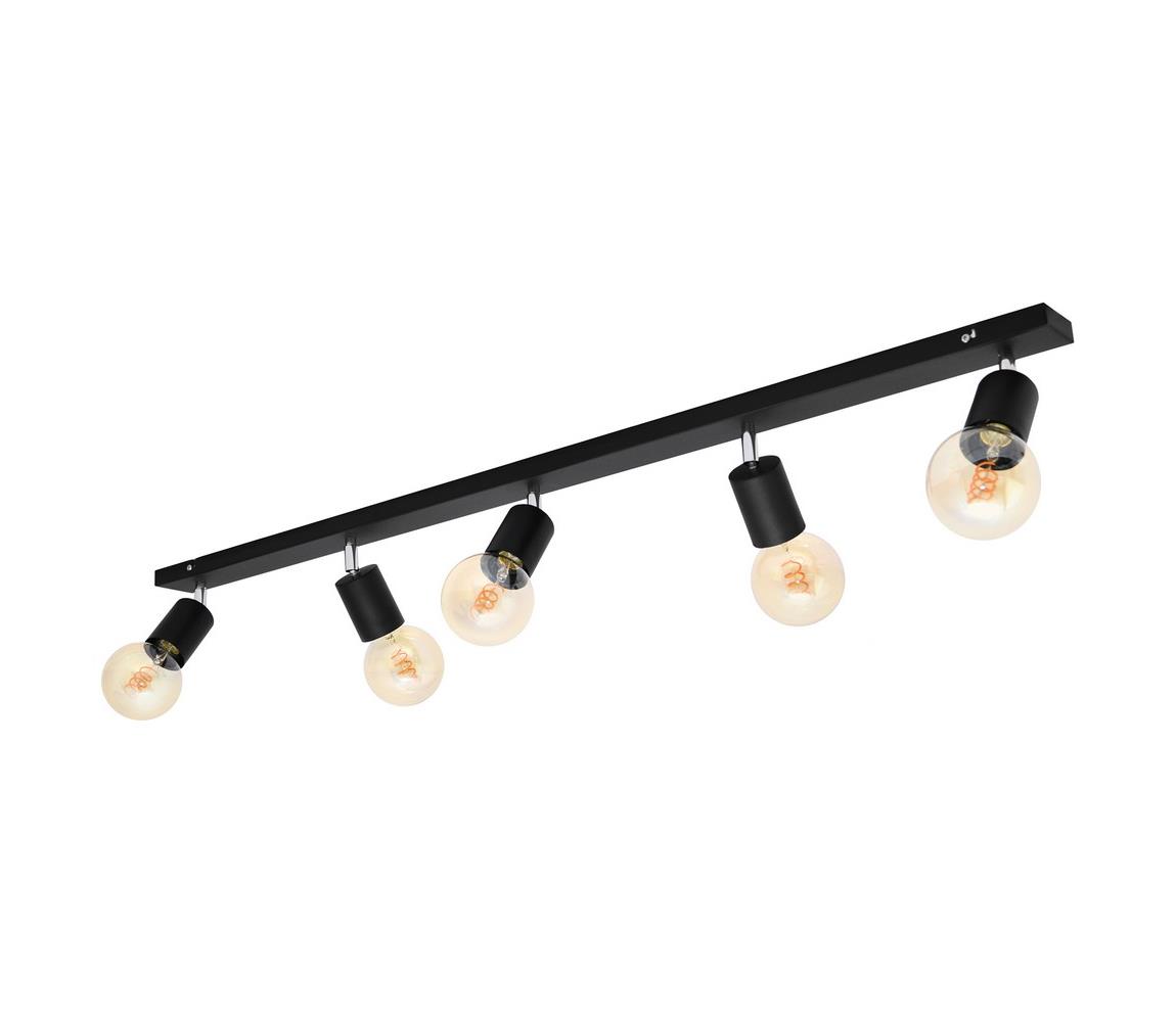 Donoci Bodové svietidlo TUNE 5xE27/20W/230V čierna