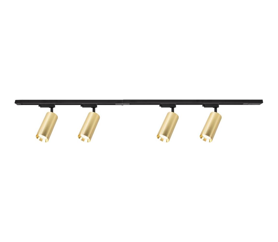 Donoci Bodové svietidlo v lištovom systéme MICA 4xGU10/10W/230V zlatá/čierna