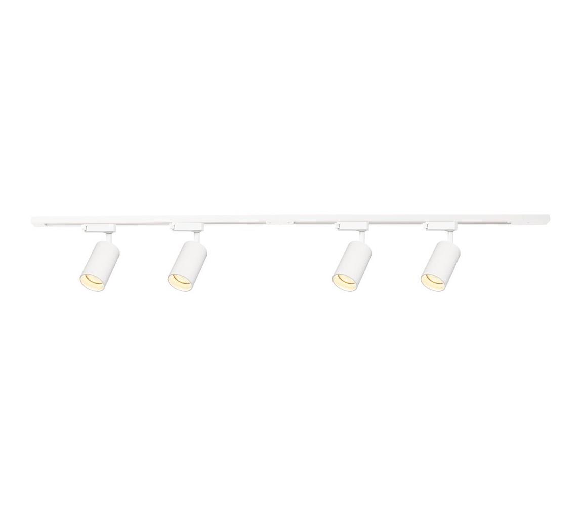Donoci Bodové svietidlo v lištovom systéme PIPE 4xGU10/10W/230V biela