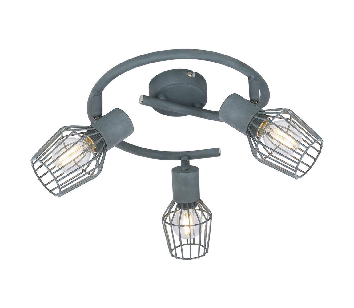 Donoci Bodové svietidlo VIKING 3xE14/40W/230V šedá