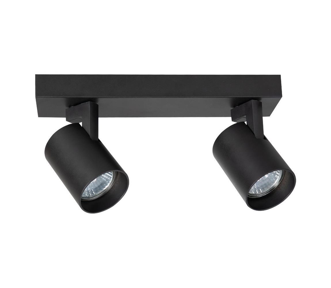 Donoci Bodové svietidlo VOLF 2xGU10/10W/230V čierna