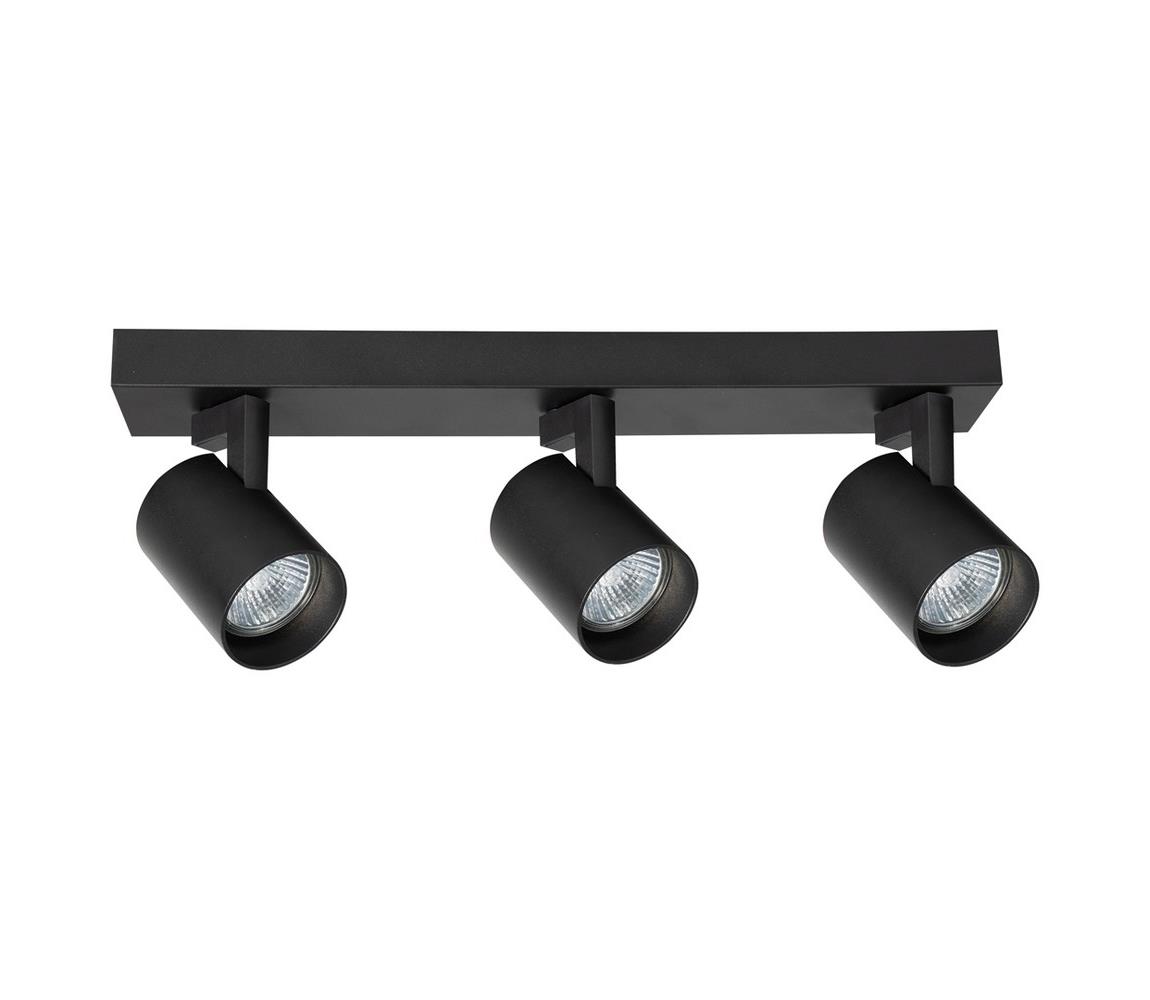 Donoci Bodové svietidlo VOLF 3xGU10/10W/230V čierna
