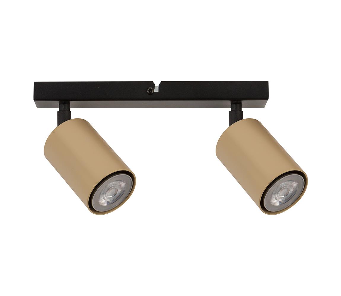 Donoci Bodové svietidlo ZOOM 2xGU10/25W/230V čierna/zlatá