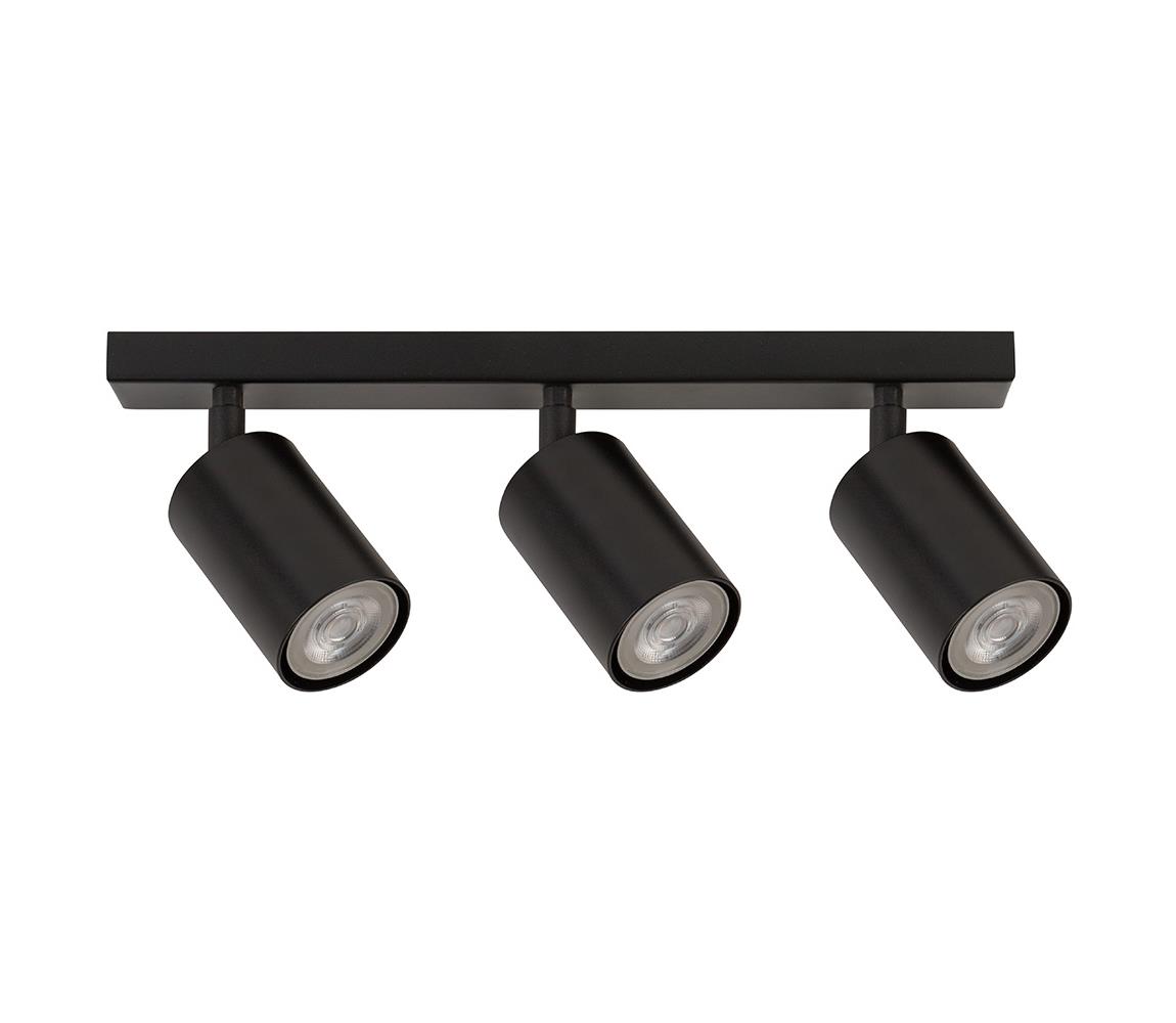 Donoci Bodové svietidlo ZOOM 3xGU10/25W/230V čierna