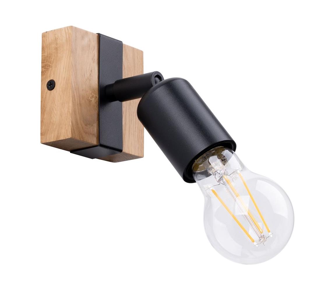 Donoci Bodové svietidlo ZUCA 1xE27/15W/230V čierna