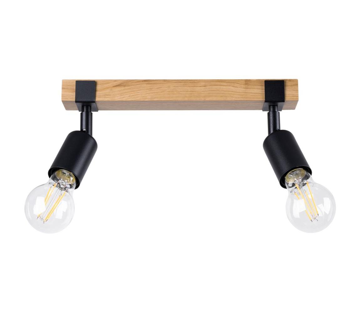 Donoci Bodové svietidlo ZUCA 2xE27/15W/230V čierna