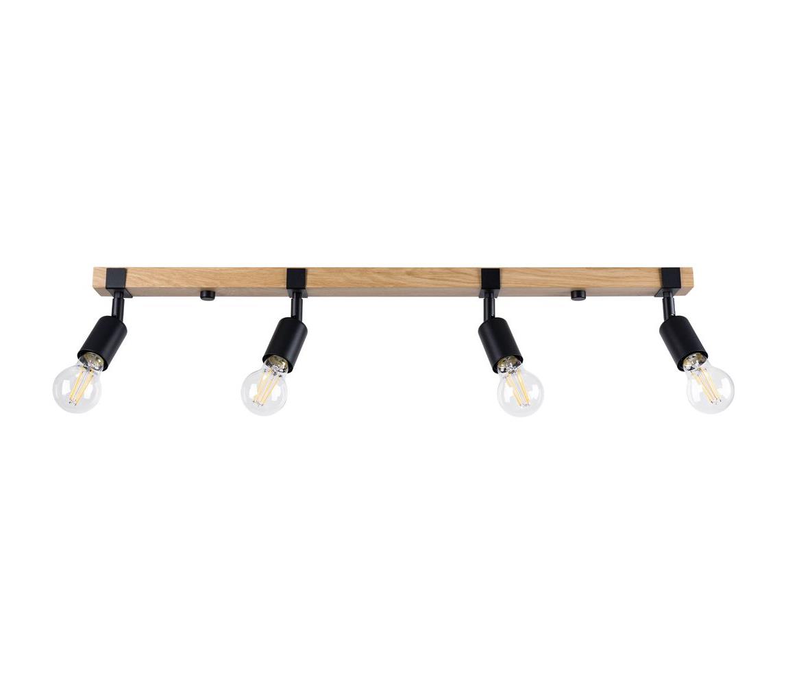 Donoci Bodové svietidlo ZUCA 4xE27/15W/230V čierna