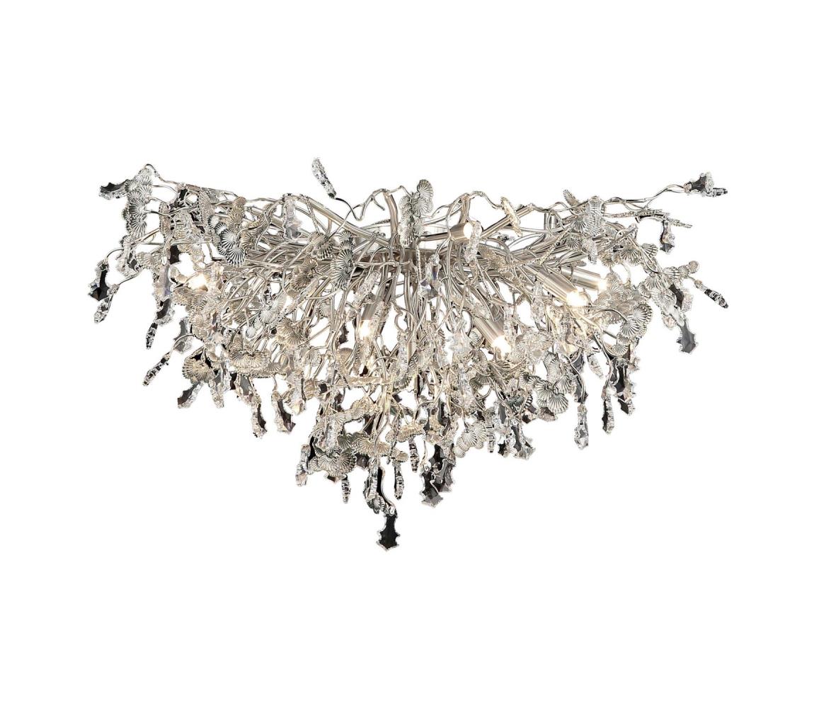 Donoci Krištáľový prisadený luster 12xG9/40W/230V chróm CA055/800C