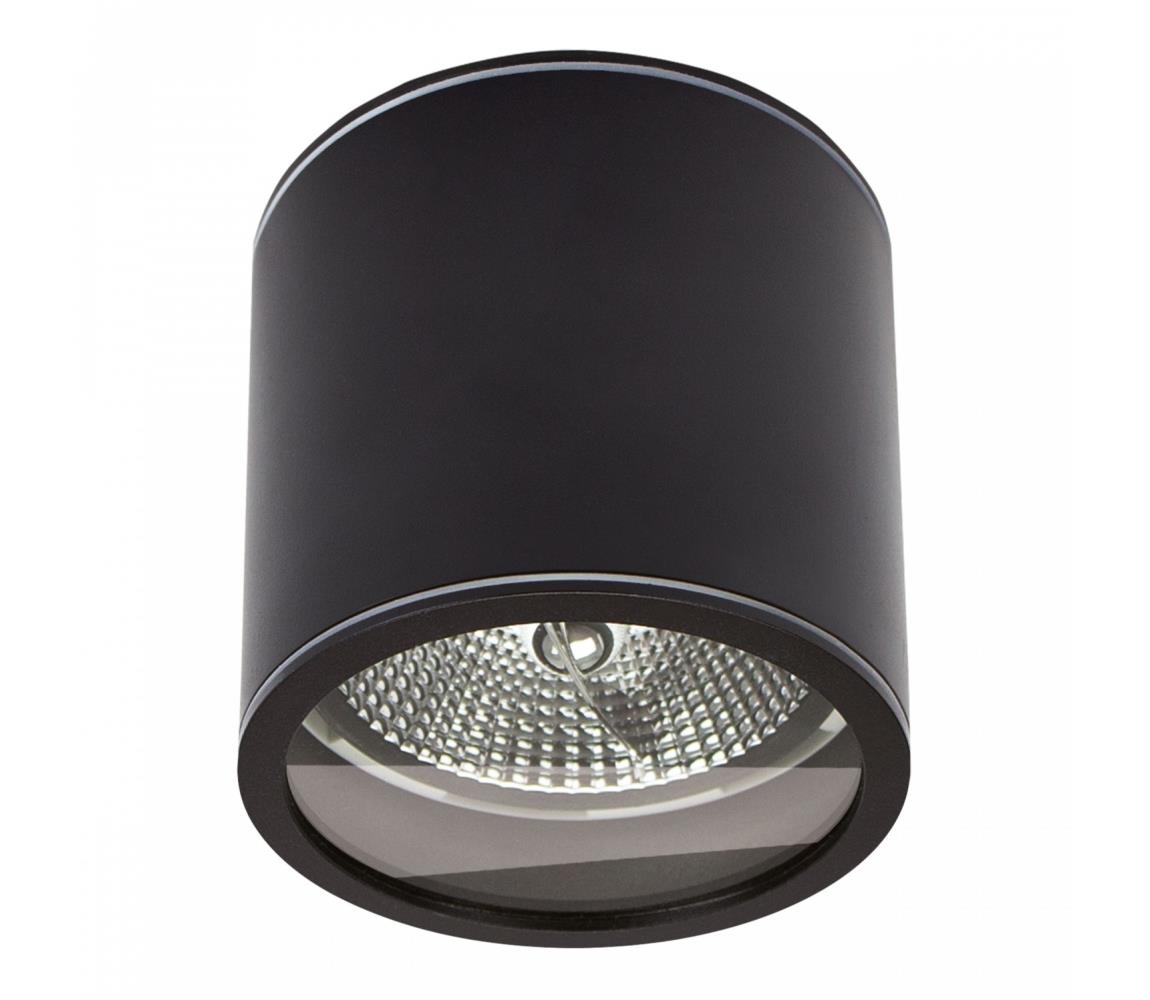 Donoci Kúpeľňové bodové svietidlo CHLOE AR111 1xGU10/15W/230V IP44 okrúhly čierna