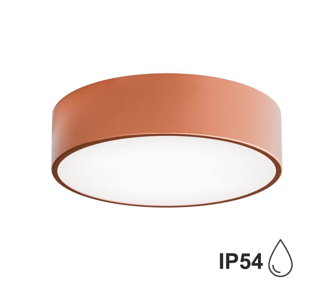 Donoci Kúpeľňové stropné svietidlo CLEO 2xE27/24W/230V pr. 30 cm medená IP54