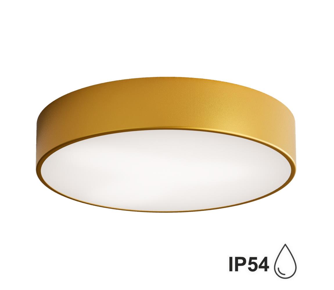 Donoci Kúpeľňové stropné svietidlo CLEO 3xE27/24W/230V pr. 40 cm zlatá IP54