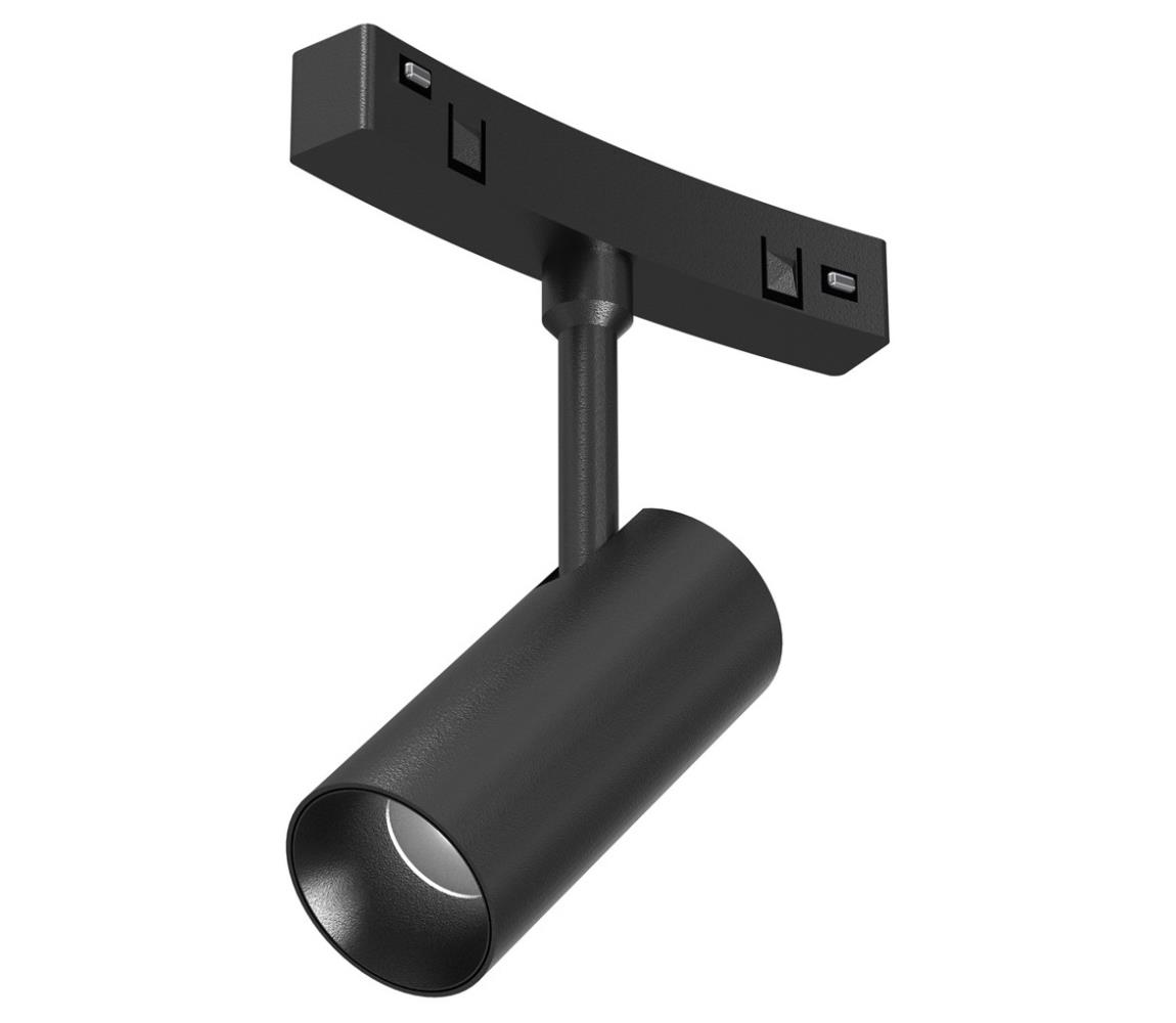 Donoci LED Bodové svietidlo do lištového systému MAGNETIC TRACK LED/7W/48V 3000K čierna