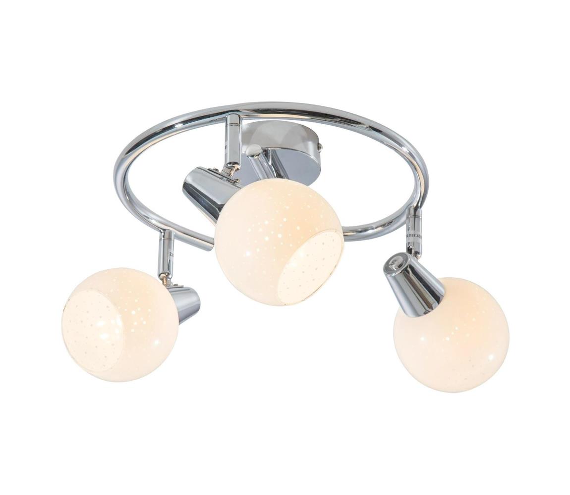 Donoci LED Bodové svietidlo DOXY 3xE14/4W/230V lesklý chróm