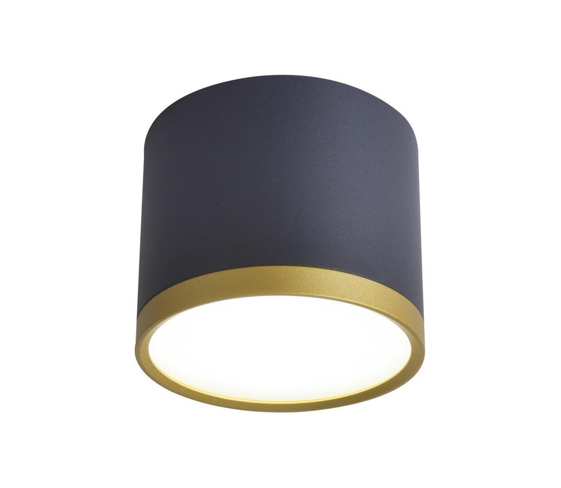 Donoci LED Bodové svietidlo TUBA LED/9W/230V čierna/zlatá