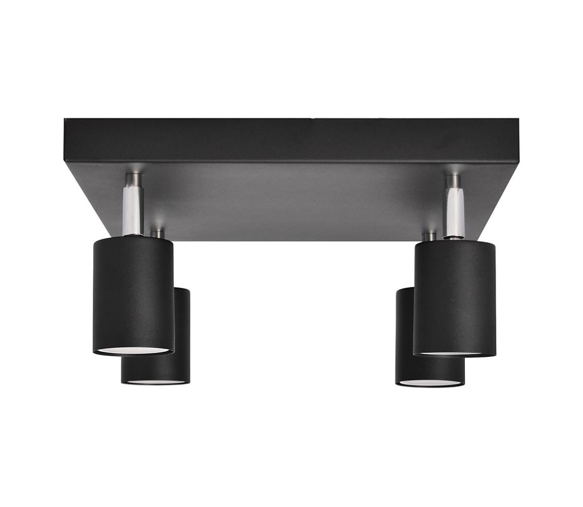 Donoci LED Bodové svietidlo TUNE 4xGU10/4,8W/230V čierna