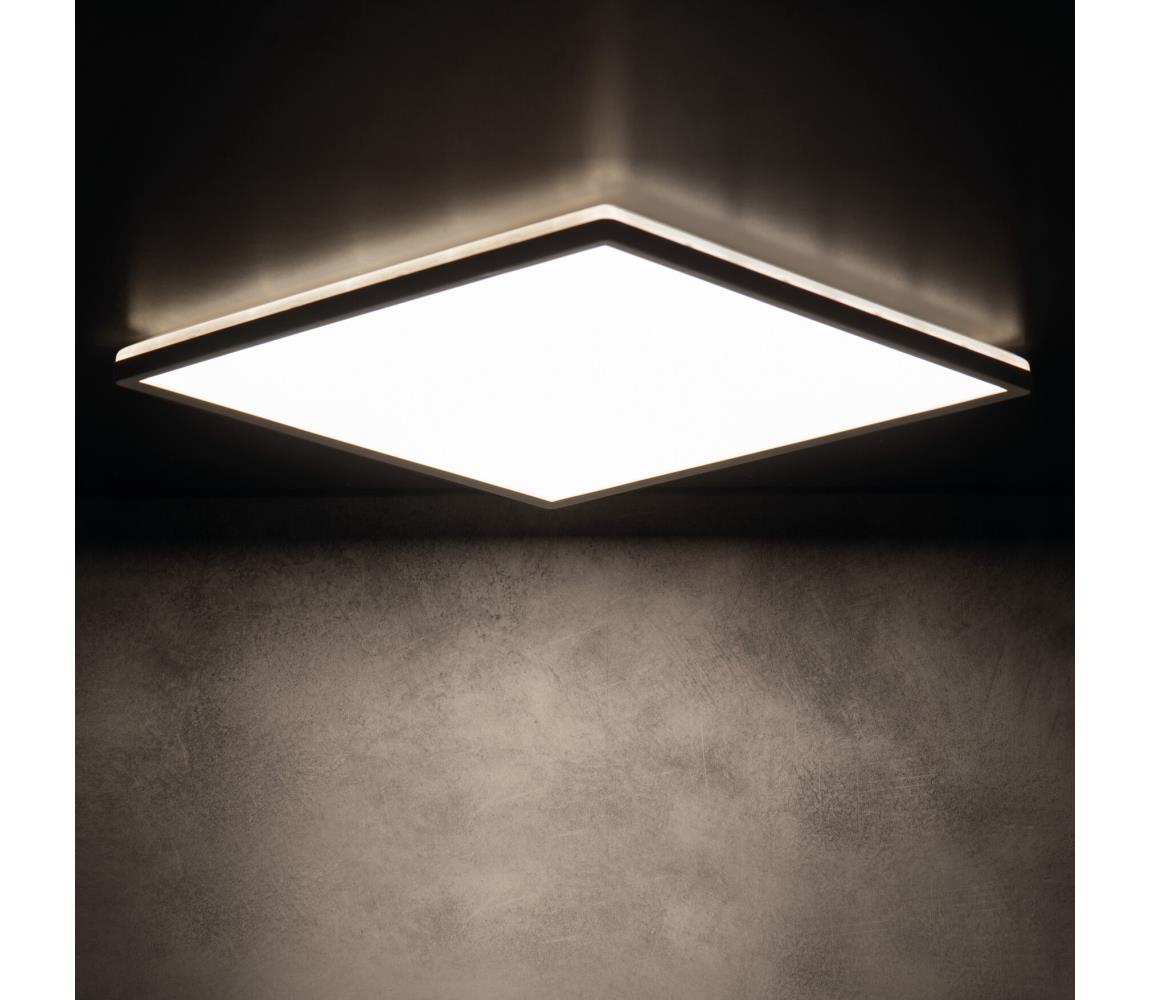 Donoci LED Kúpeľ. stropné svietidlo AZPO LED/22W/230V 42x42 cm IP54 čierna