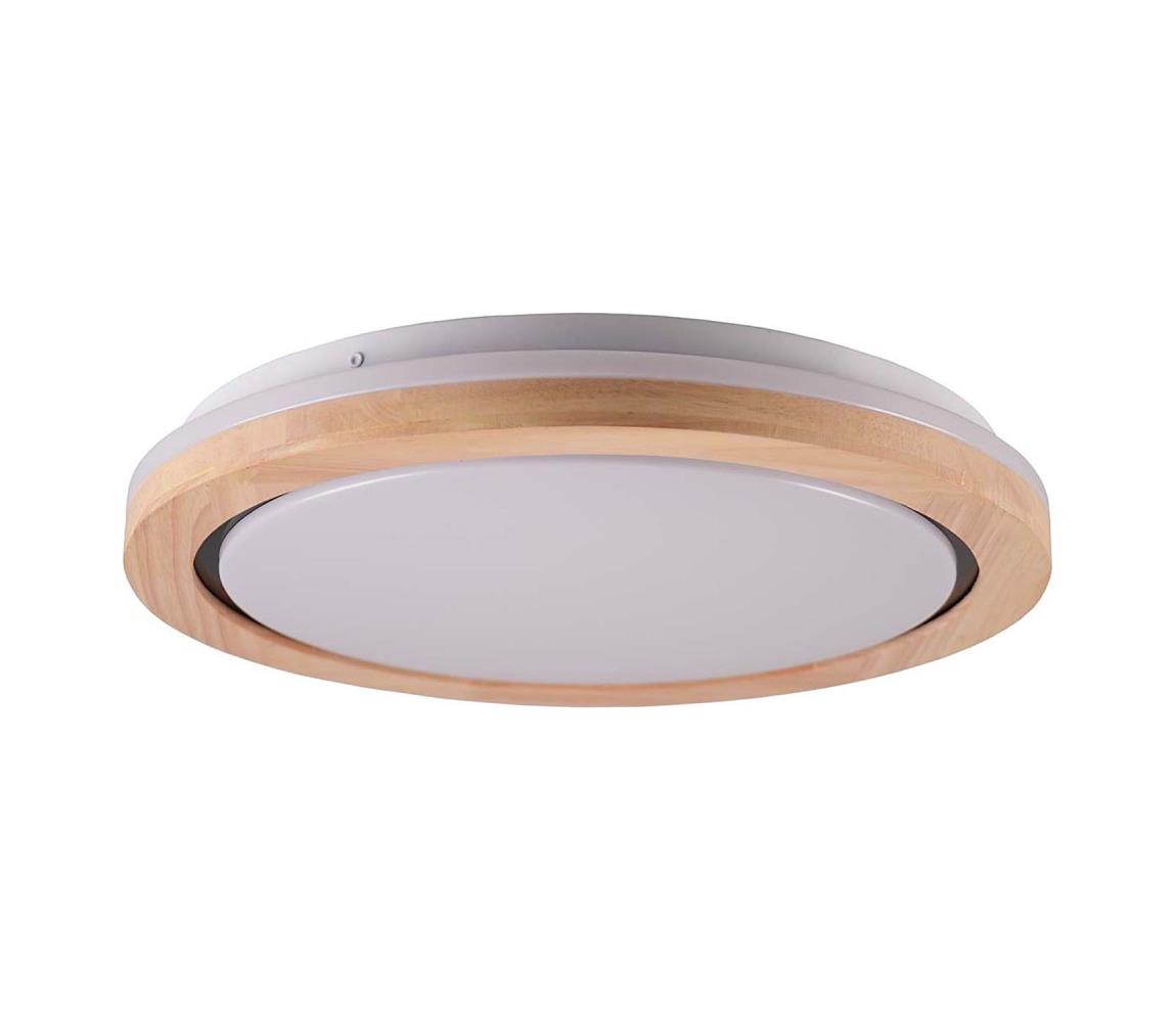 Donoci LED Kúpeľňové stropné svietidlo DAREK LED/24W/230V pr. 39 cm IP44 dub