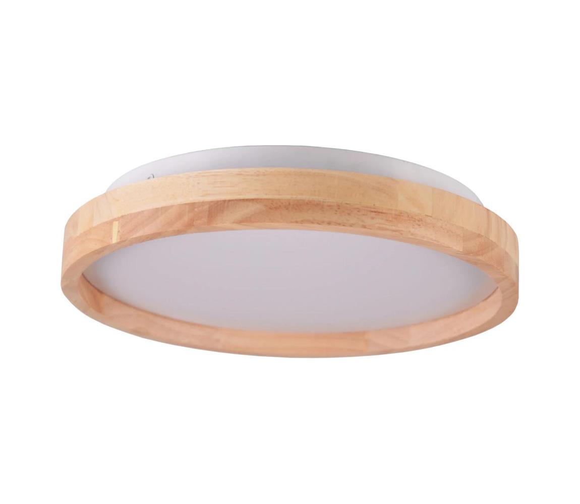 Donoci LED Kúpeľňové stropné svietidlo JANUSZ LED/12W/230V pr. 27 cm IP44 dub