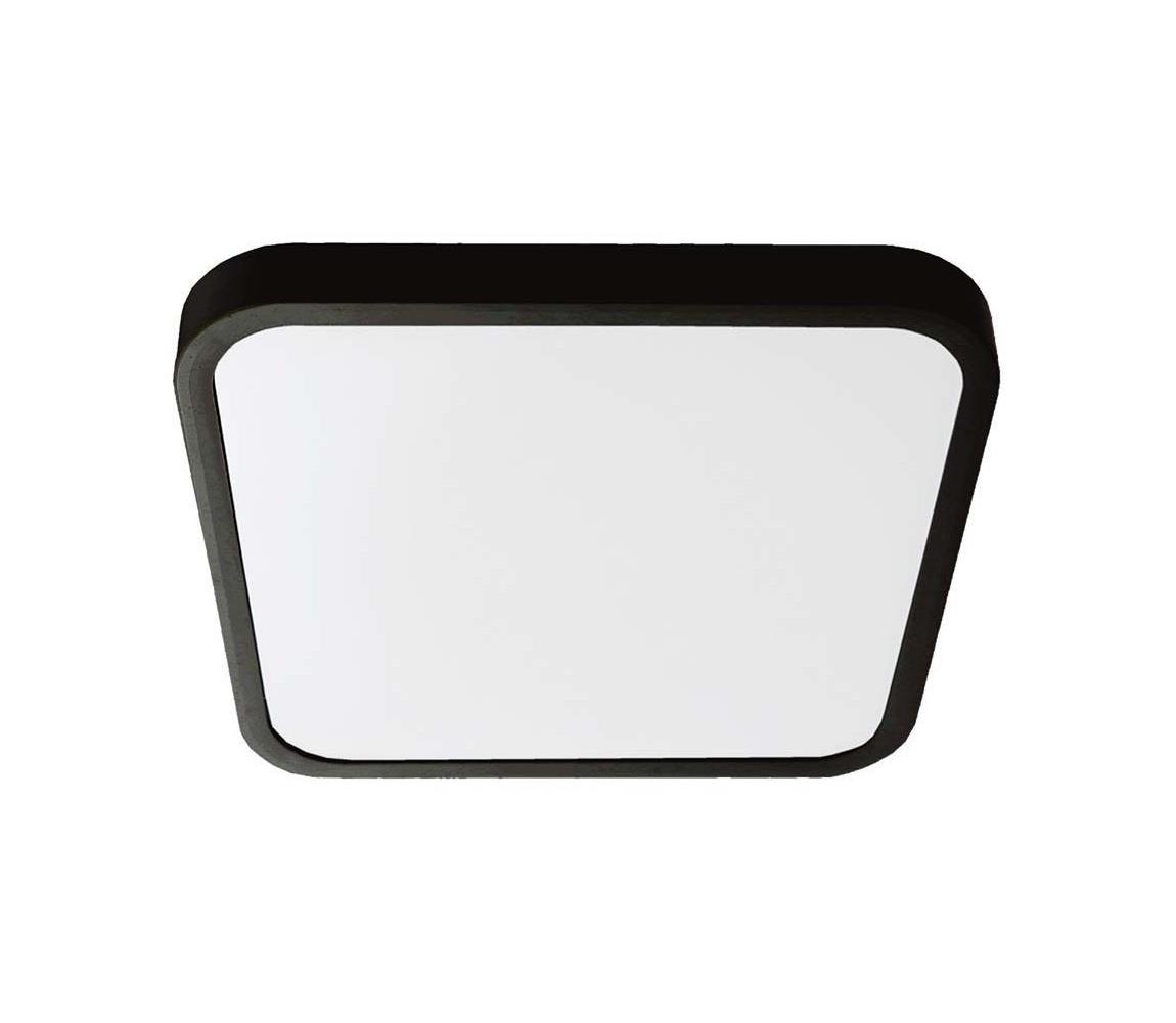 Donoci LED Kúpeľňové stropné svietidlo LED/18W/230V IP44 4000K 25x25 cm čierna
