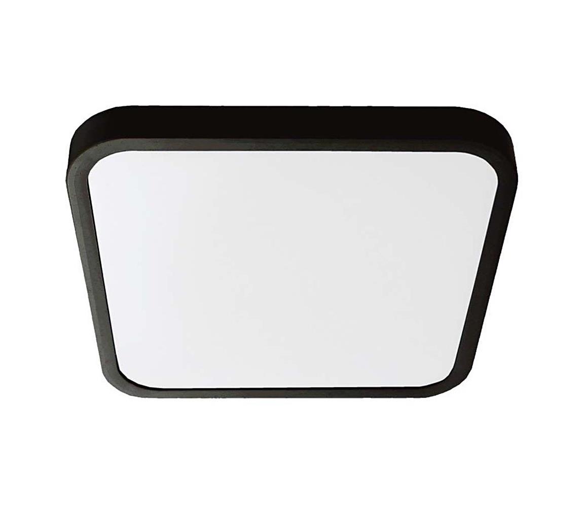 Donoci LED Kúpeľňové stropné svietidlo LED/18W/230V IP44 6500K 25x25 cm čierna
