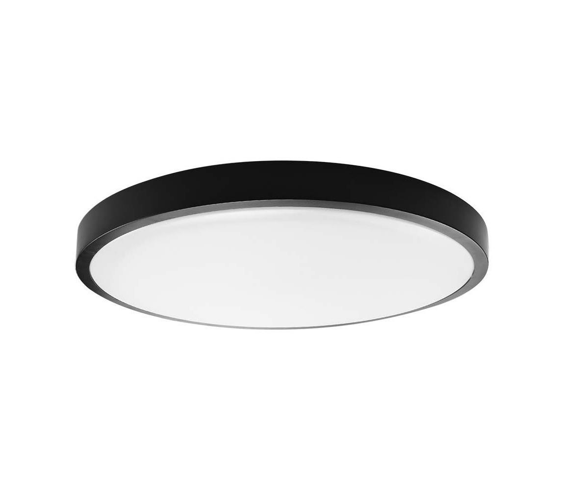 Donoci LED Kúpeľňové stropné svietidlo LED/18W/230V IP44 6500K pr. 25 cm čierna