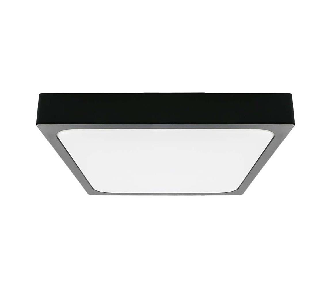 Donoci LED Kúpeľňové stropné svietidlo LED/30W/230V 4000K IP44 42x42 cm čierna