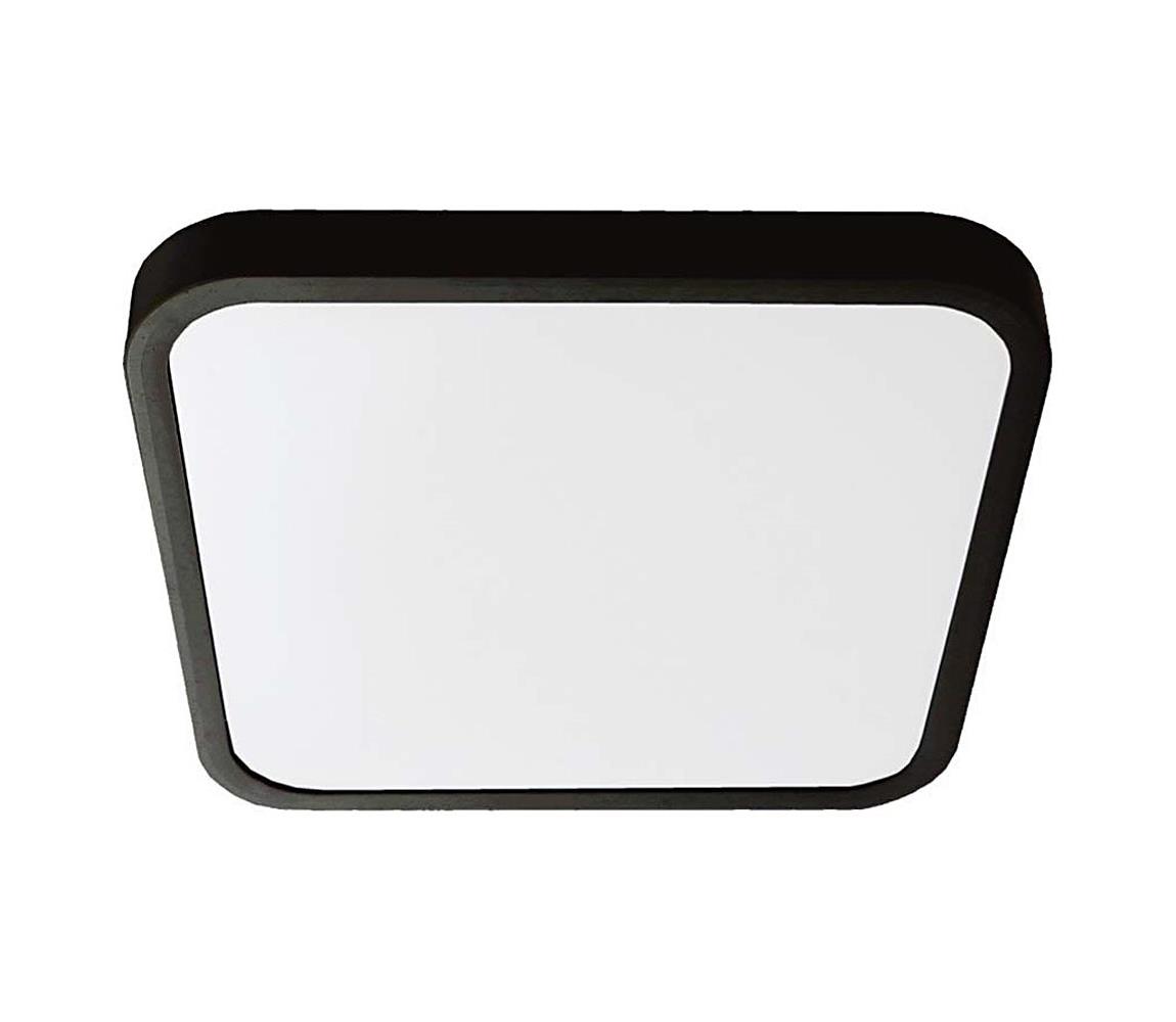 Donoci LED Kúpeľňové stropné svietidlo LED/48W/230V 4000K IP44 42x42 cm čierna