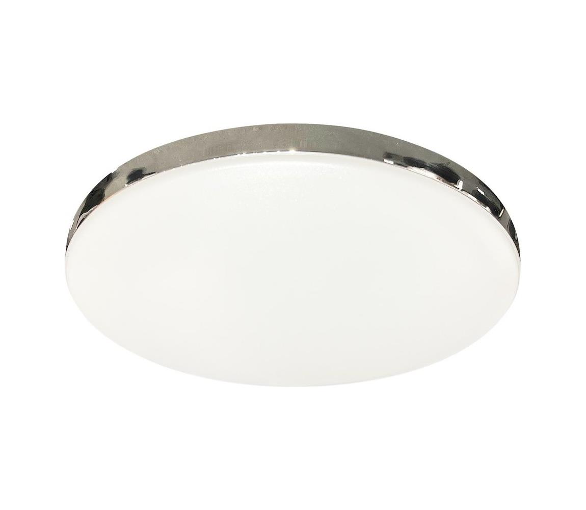 Donoci LED kúpeľňové stropné svietidlo MAYA, 15 W, 230 V, pr. 33 cm, IP44, lesklý chróm ML1658