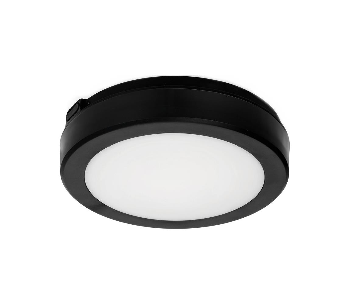 Donoci LED Kúpeľňové stropné svietidlo NAIROS LED/12W/230V 3000/4000/6500K IP65 čierna