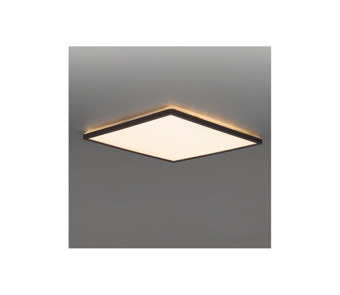 Donoci LED kúpeľňové stropné svietidlo NIVERA LED/18W/230V IP54 30x30 cm čierne