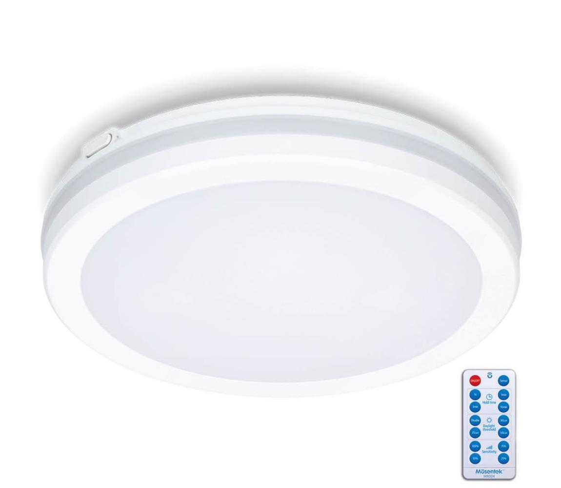 Donoci LED Kúpeľňové stropné svietidlo so senzorom LED/18W/230V pr. 30 cm biela + DO
