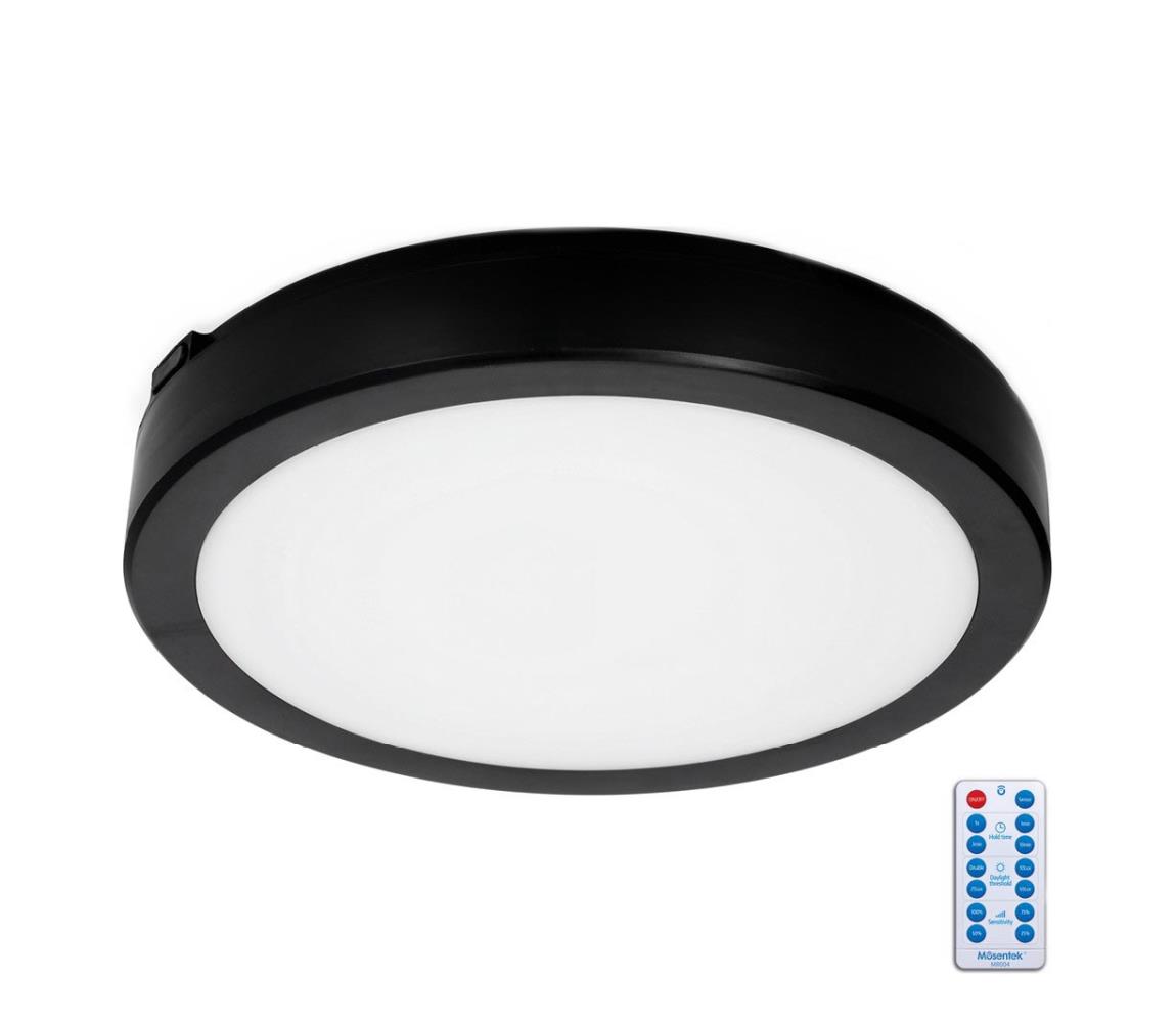 Donoci LED Kúpeľňové stropné svietidlo so senzorom NAIROS LED/24W/230V IP65 čierna + DO
