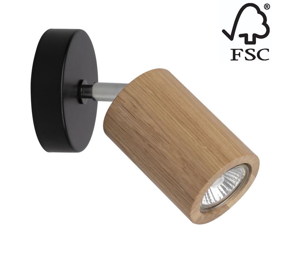 Donoci LED Nástenné bodové svietidlo MATTI 1xGU10/5W/230V dub