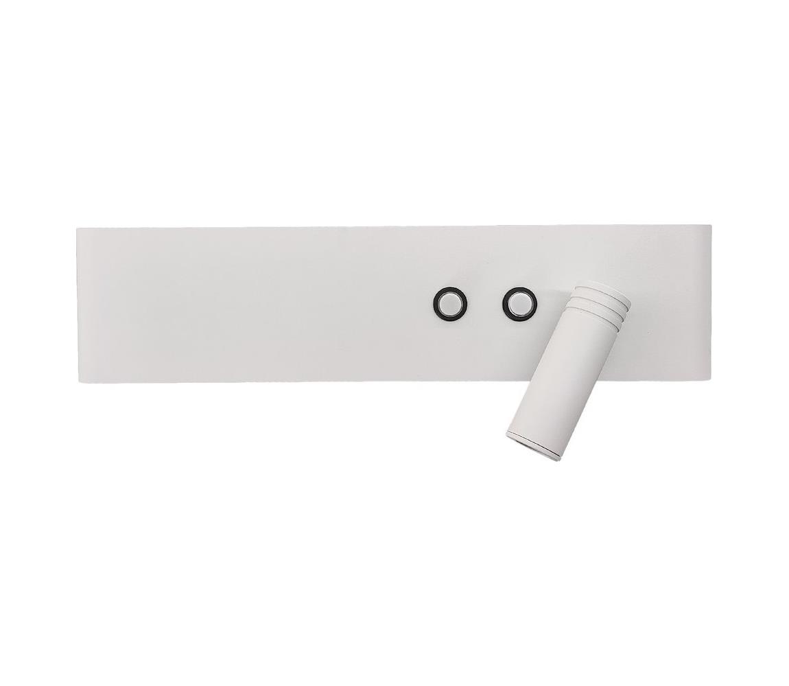 Donoci LED nástenné bodové svietidlo RESORT LED/10W/230V + LED/3W biele pravé ML1569