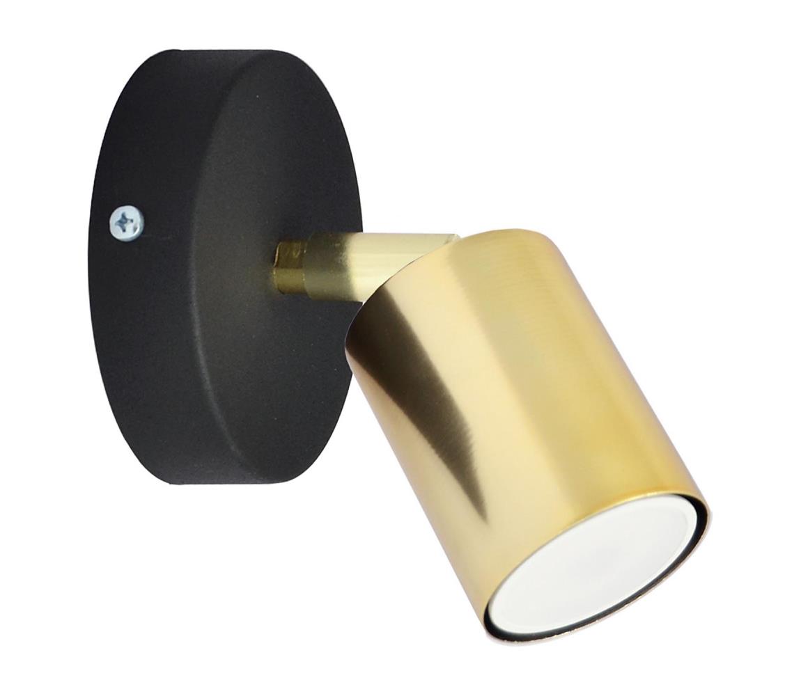 Donoci LED Nástenné bodové svietidlo TUNE 1xGU10/4,8W/230V zlatá/čierna