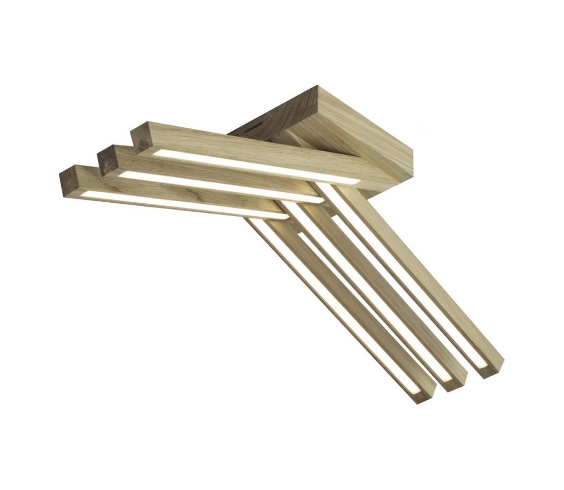 Donoci LED Prisadený luster LINUS 6xLED/4,5W/230V matný dub 2246674