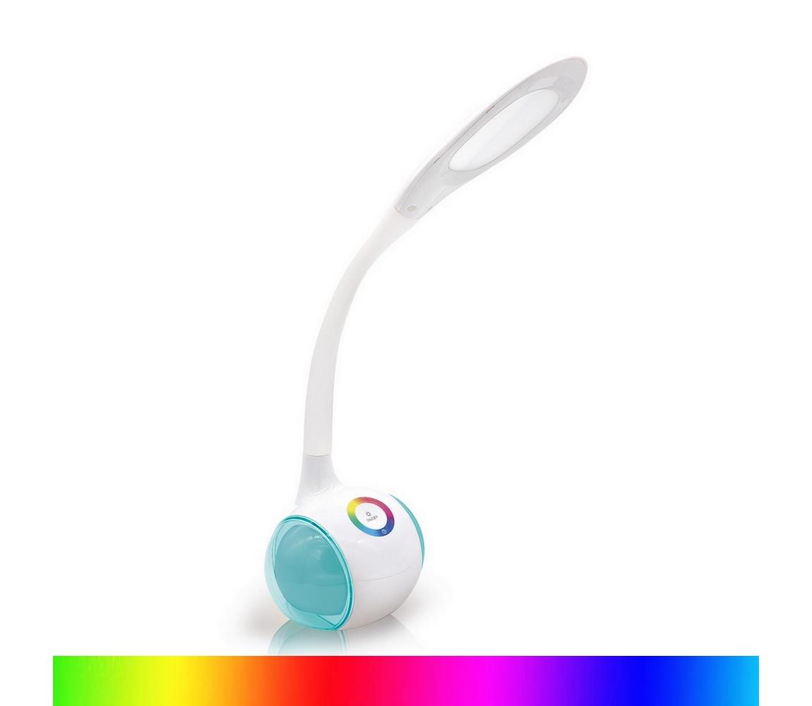 Donoci LED RGB Stmievateľná nabíjacia stolná lampa LED/5W/5V 2400 mAh