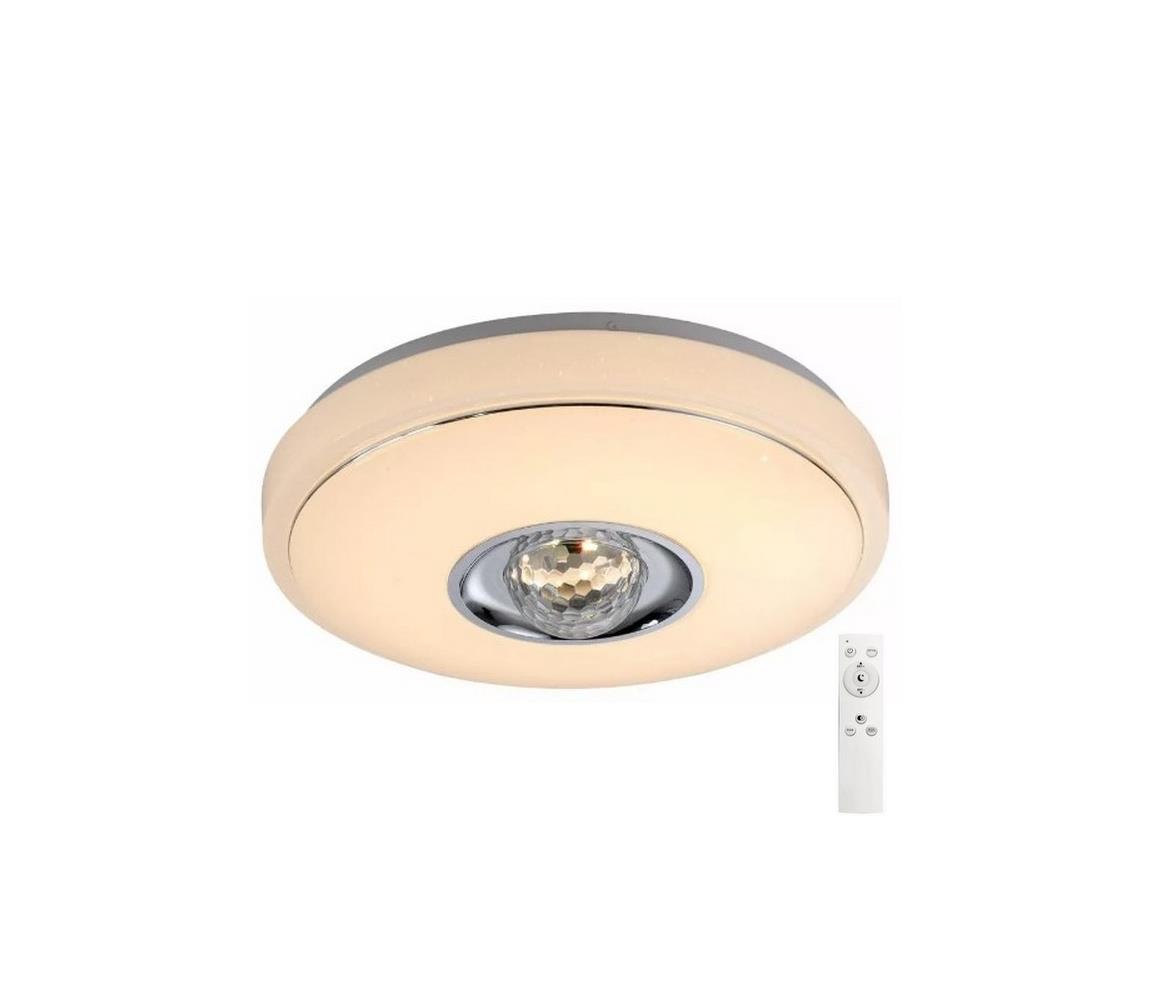 Donoci LED RGB Stmievateľné stropné svietidlo MAGIC DISCO LED/18W/230V + diaľkové ovládanie